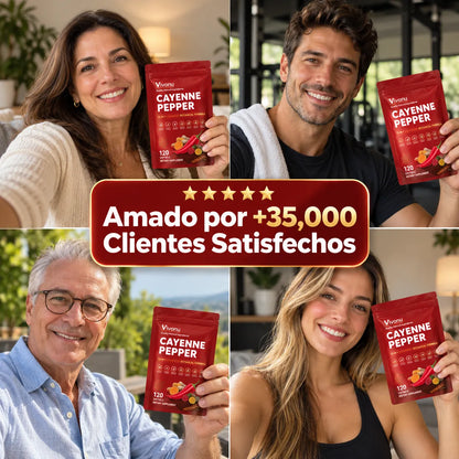 Cayenne Pepper - 120 Capsulas
