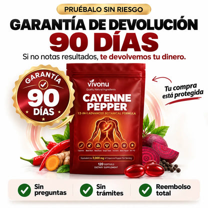 Cayenne Pepper - 120 Capsulas